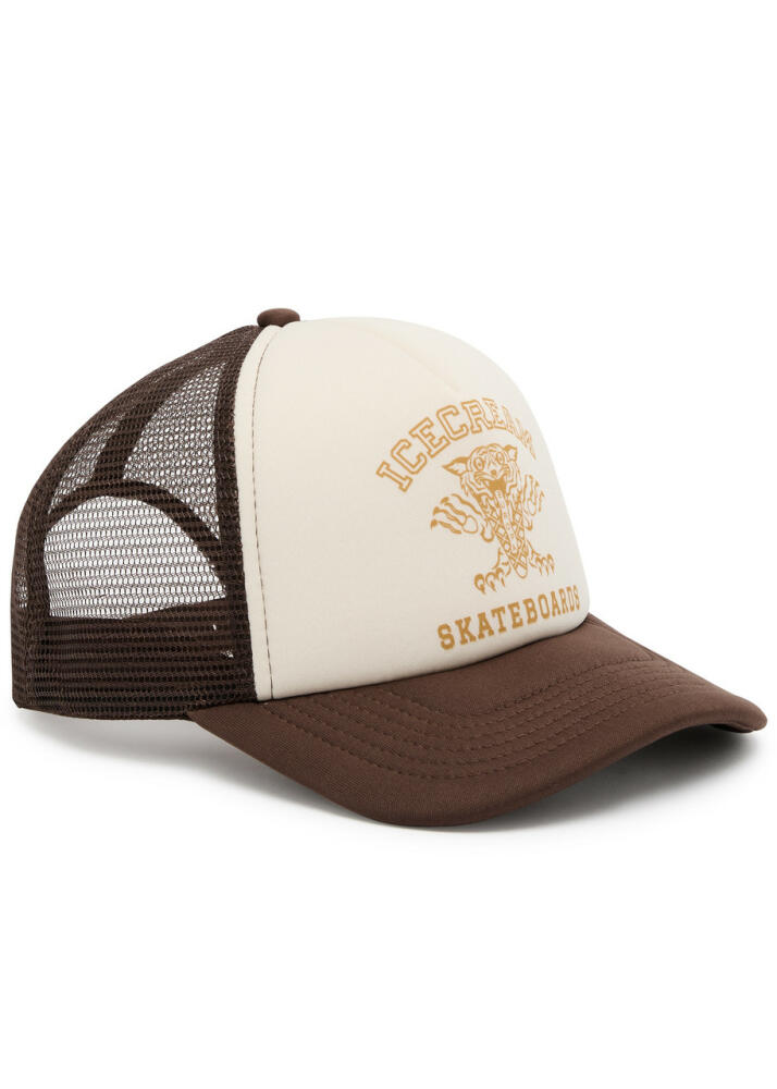 Ice Cream Tiger Logo Jersey Trucker cap - Brown Cover