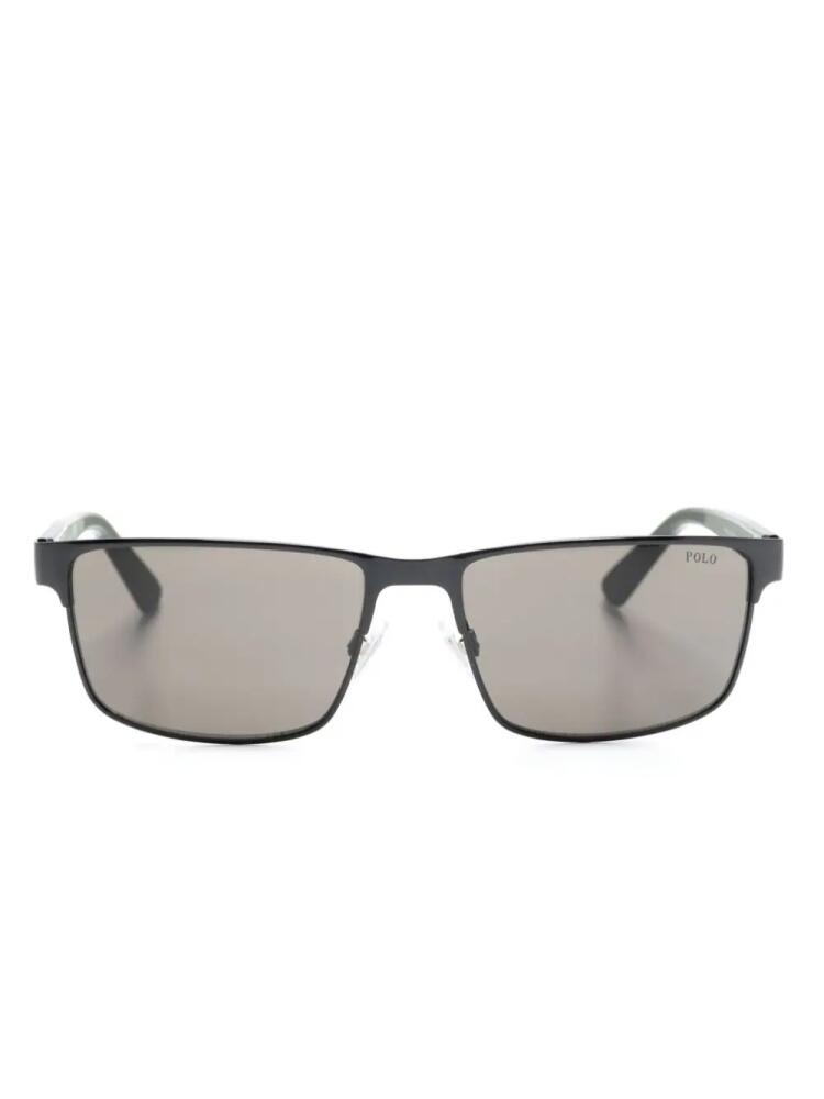 Polo Ralph Lauren rectangle-frame sunglasses - Black Cover