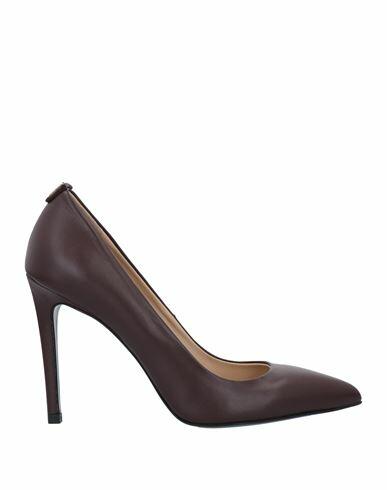 Patrizia Pepe Woman Pumps Deep purple Soft Leather Cover