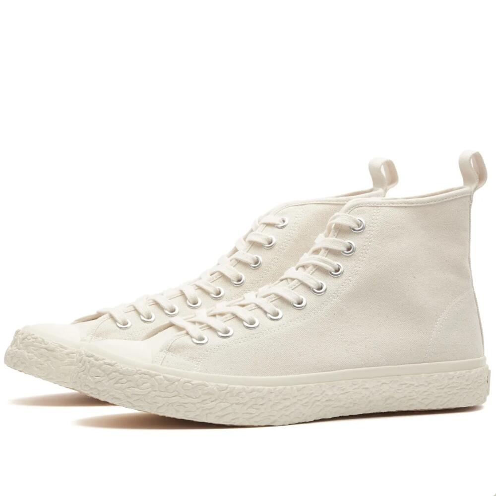 YMC Men's Hi-Top Sneakers in Off-White Cover