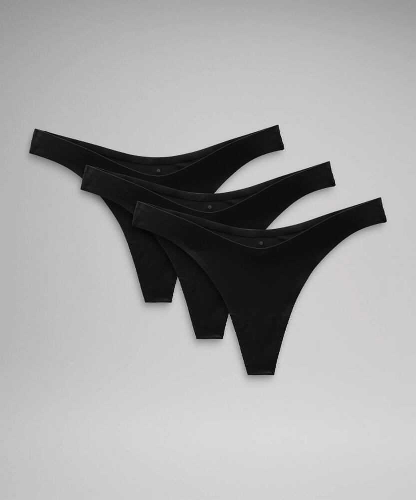 lululemon Wundermost Ultra-Soft Nulu Dipped-Waist Thong Underwear 3 Pack Cover