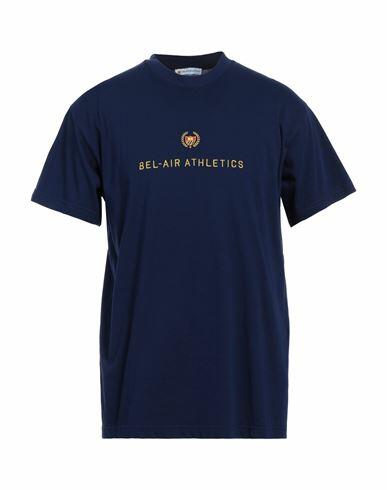 Bel-air Athletics Man T-shirt Midnight blue Cotton Cover