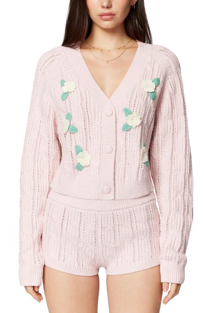 Florence by Mills Wild Wish Jacquard Cardigan in Ballerina Cover