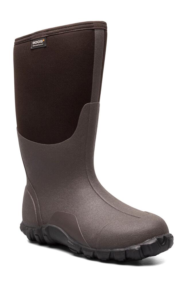 Bogs Classic High Waterproof Work Boot in Brown Cover