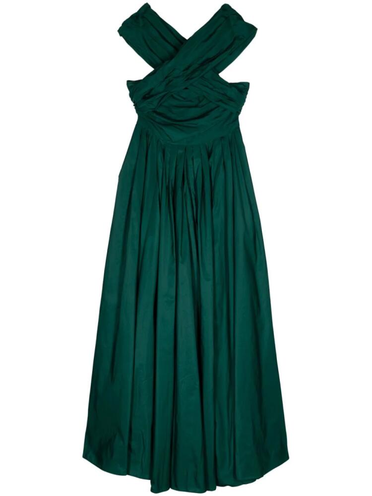 PINKO Edulis gown dress - Green Cover