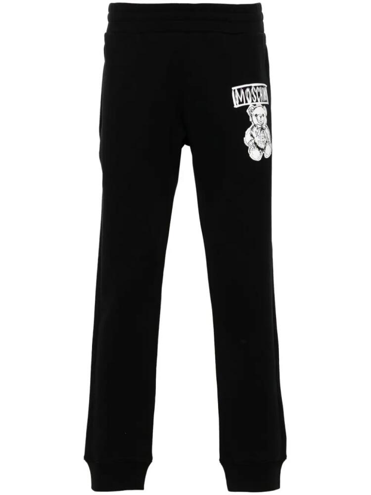 Moschino Teddy Bear-print track pants - Black Cover