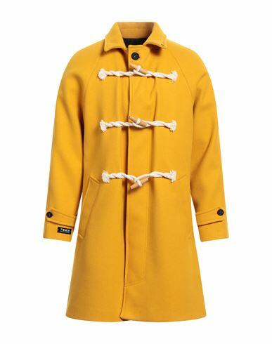 Berna Man Coat Ocher Polyester Cover