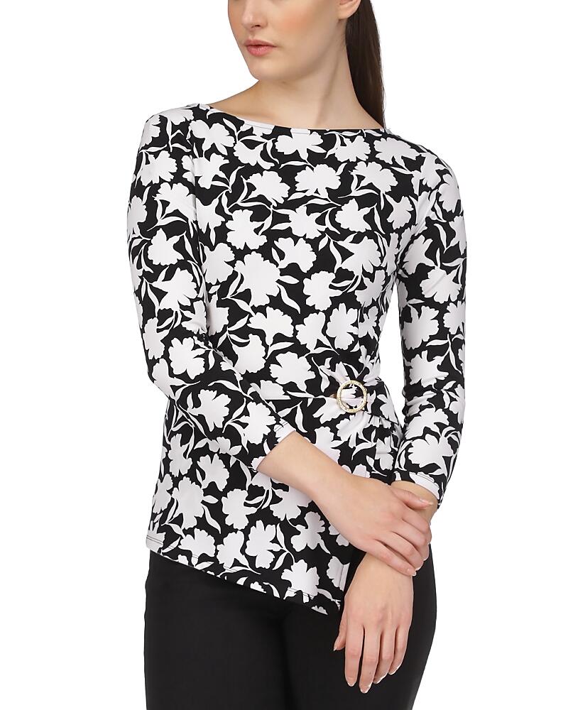 Michael Michael Kors Pop Shadow Fleur Print Twist Front Top Cover