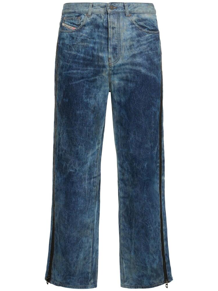 DIESEL D-rise Midwaist Straight Leg Denim Jeans Cover