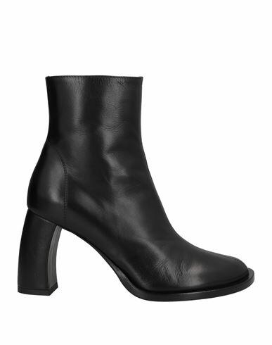 Ann Demeulemeester Woman Ankle boots Black Soft Leather Cover