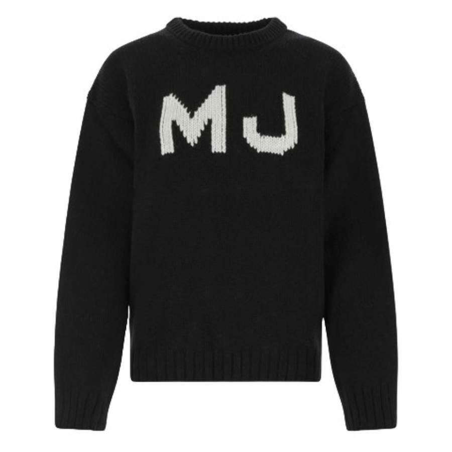 Marc Jacobs Black Wool The Shunken Sweater Cover