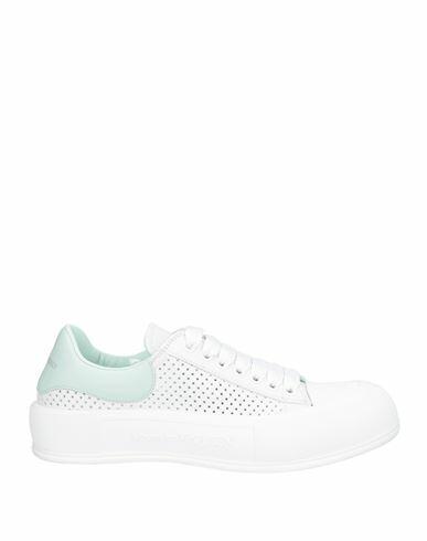 Alexander Mcqueen Man Sneakers White Leather Cover