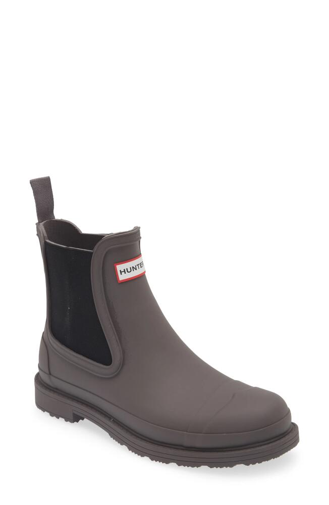 Hunter Commando Waterproof Chelsea Boot in Seep Cover