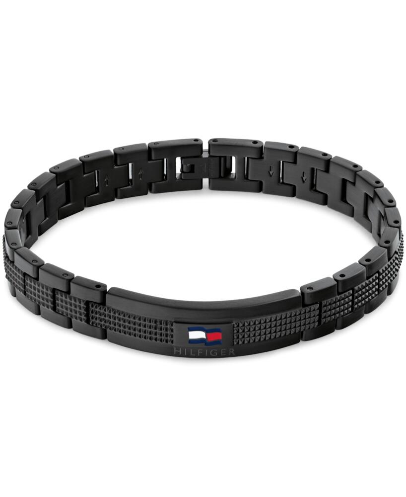 Tommy Hilfiger Men's Stainless Steel Link Bracelet - Black Cover