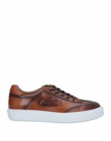 Alberto Guardiani Man Sneakers Tan Soft Leather Cover