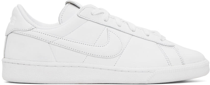 Black Comme des Garçons White Nike Edition Tennis Classic Sneakers Cover