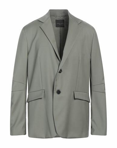 Roberto Collina Man Blazer Sage green Super 110s Wool Cover