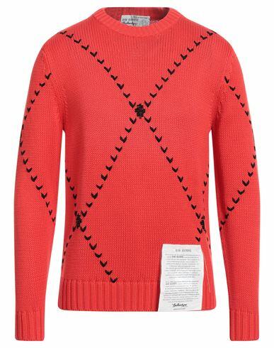 Ballantyne Of Peebles Man Sweater Red Cotton Cover