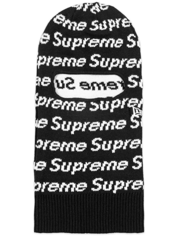 Supreme x New Era Repeat "Black" balaclava Cover