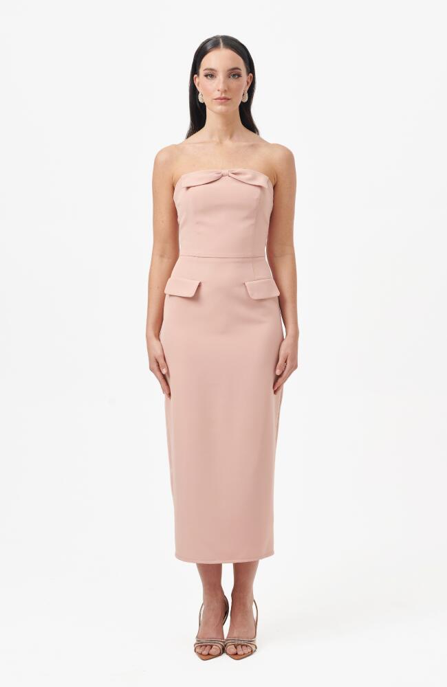 NANA'S Barbi Midi Dress in Powder Pink Cover