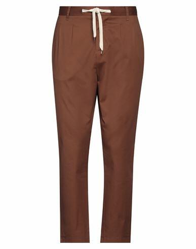 Imperial Man Pants Brown Cotton, Elastane Cover