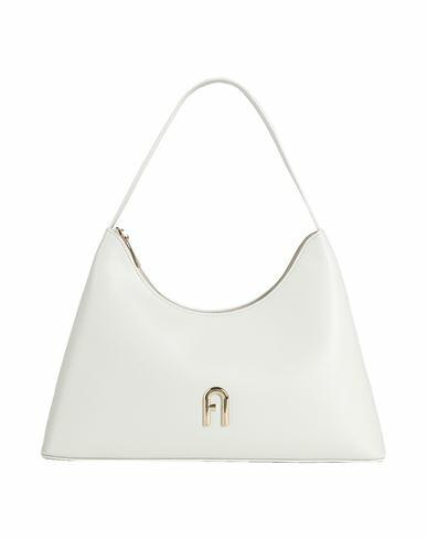 Furla Furla Diamante S Shoulder Bag Woman Shoulder bag Off white Calfskin Cover