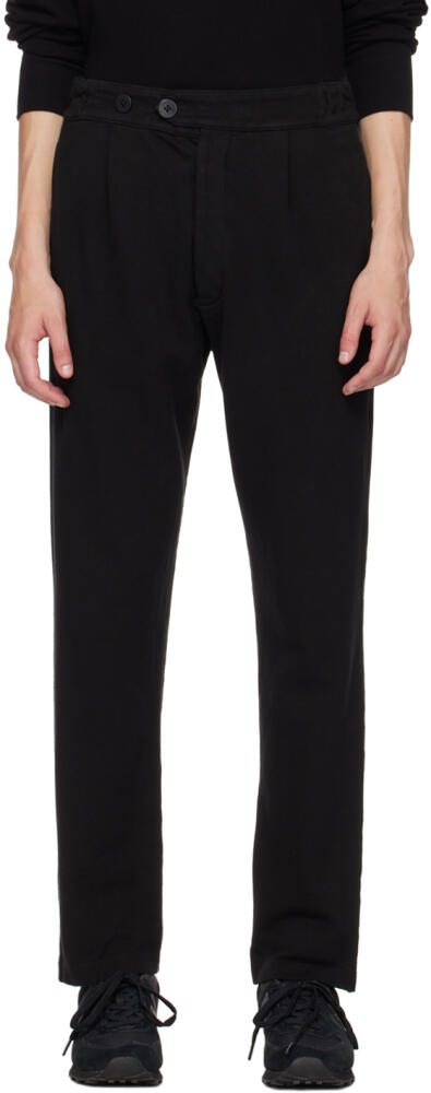 Les Tien Black Button-Fly Trousers Cover