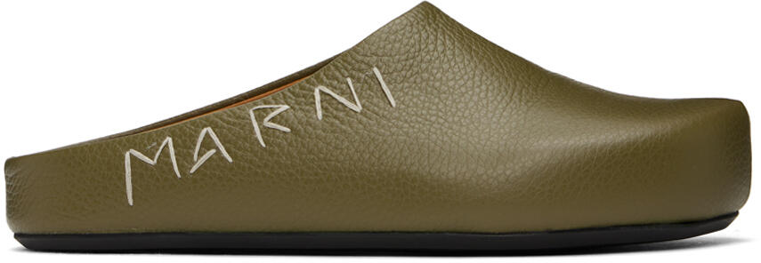 Marni Green Fussbett Sabot Loafers Cover