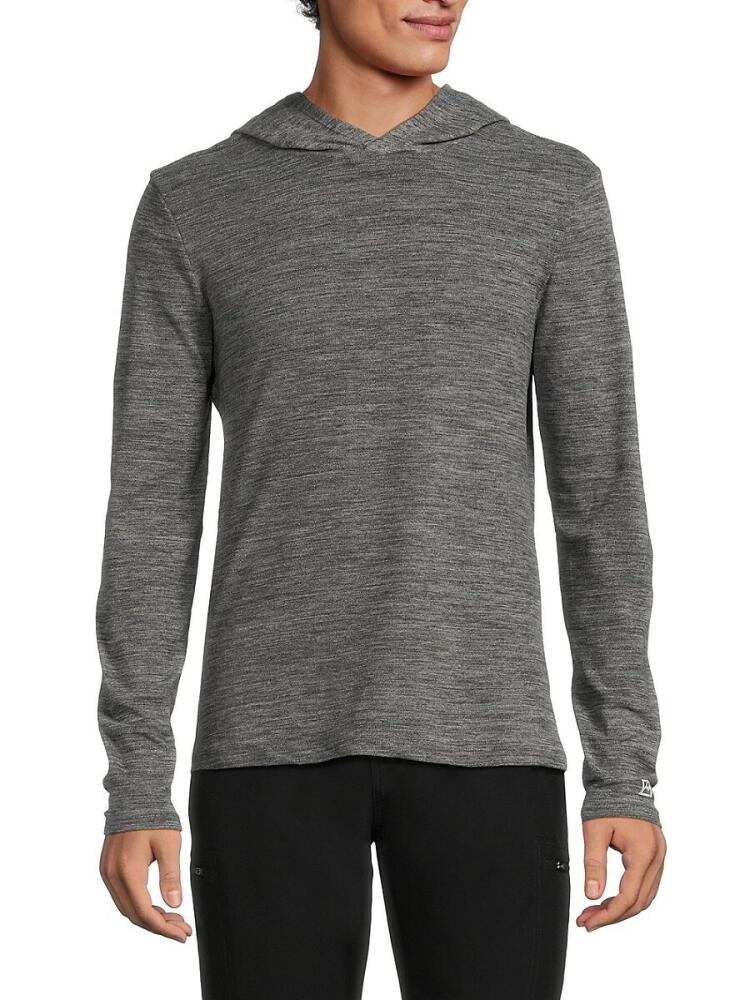 Avalanche Men's Heathered Hoodie - Deep Charcoal Cover