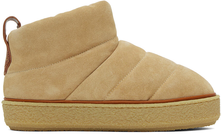 Isabel Marant Tan Suede Pillow Boots Cover