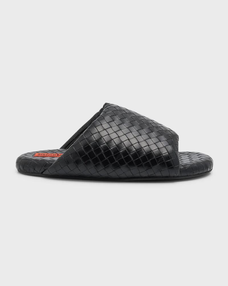 SIMONMILLER Bubble Vegan Woven Slide Sandals Cover