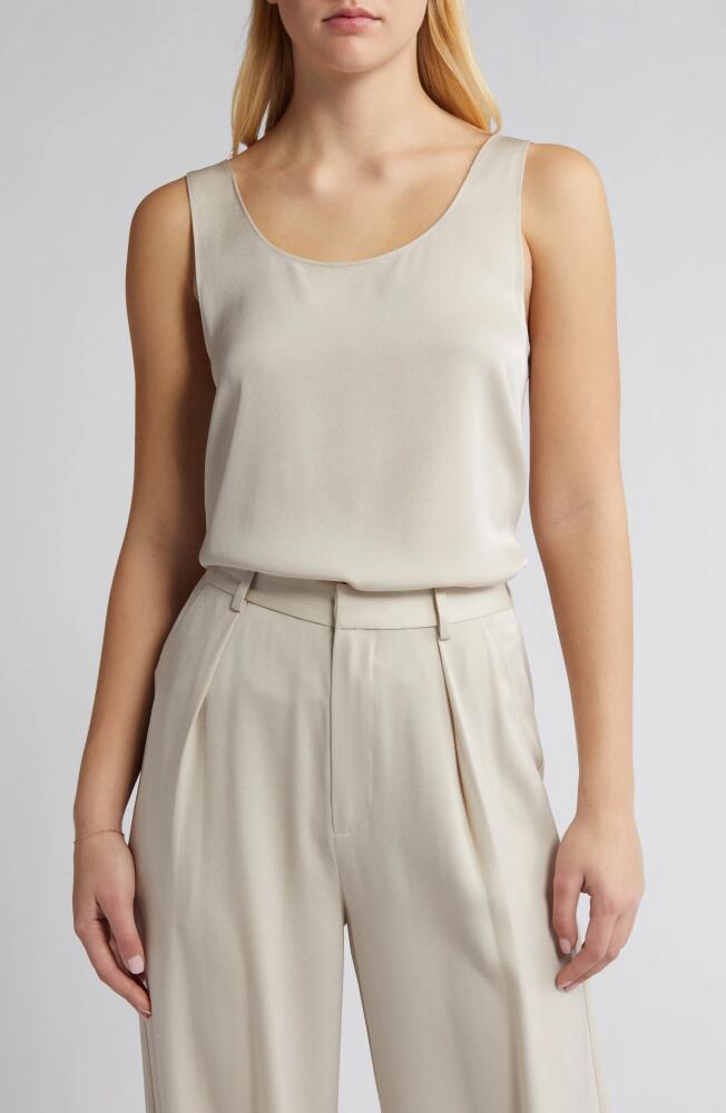 RUE SOPHIE Jennie Satin Tank in Grey Cover