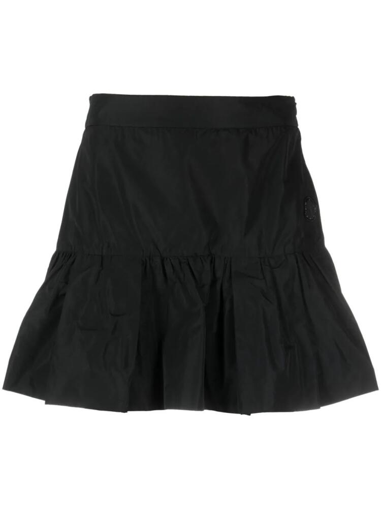 Moncler high-waist taffeta miniskirt - Black Cover