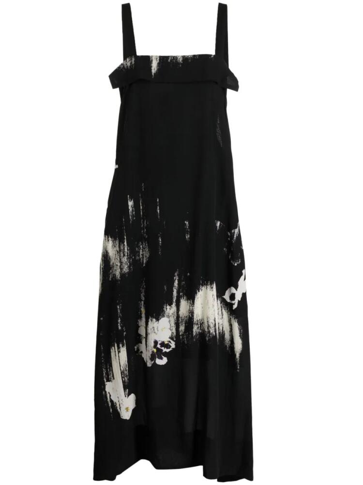 Y's floral-print midi dress - Black Cover