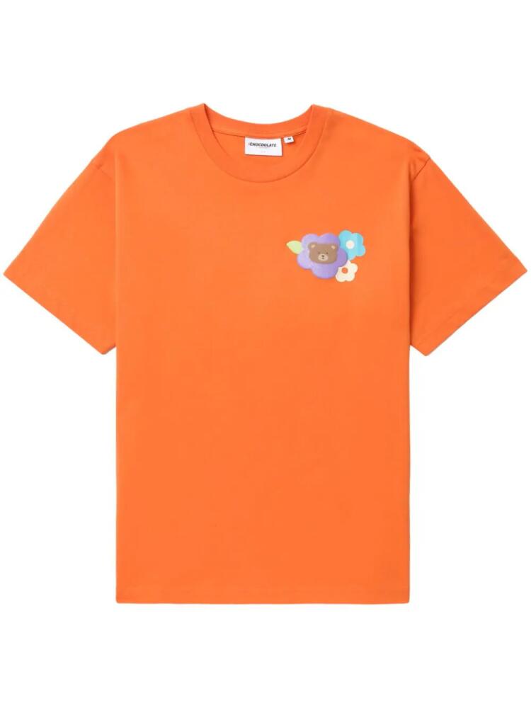 CHOCOOLATE graphic-print T-shirt - Orange Cover