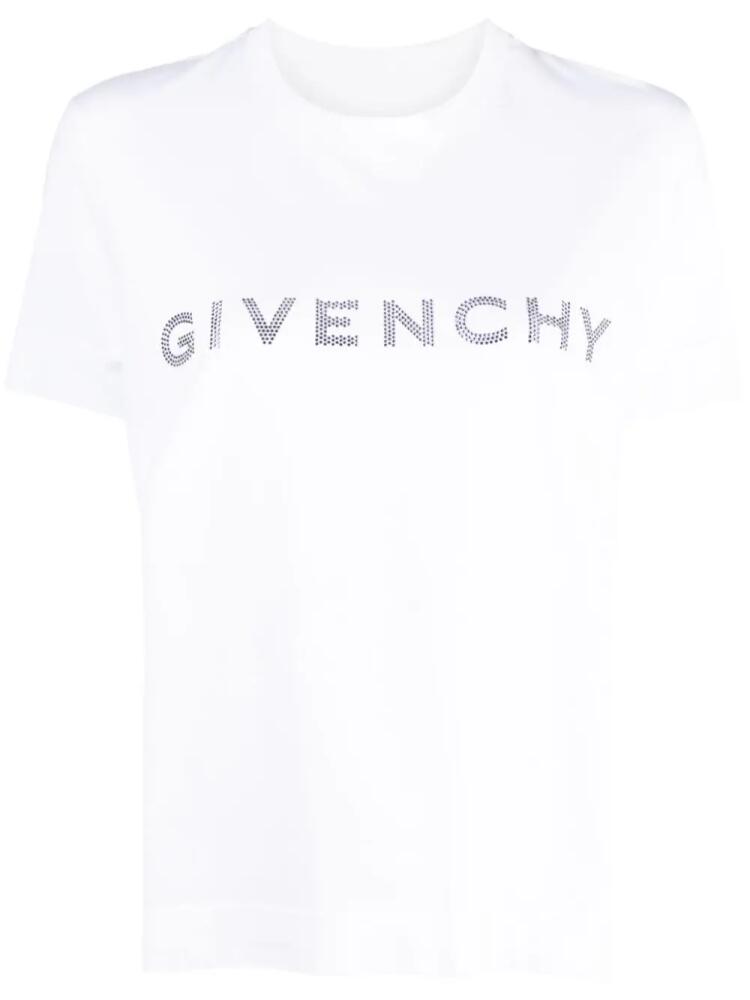 Givenchy logo-embellished cotton T-shirt - White Cover