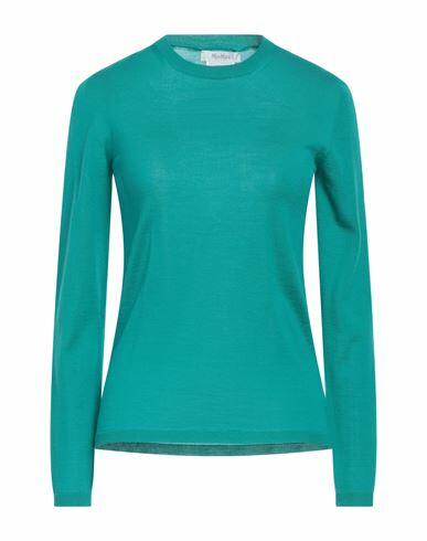 Max Mara Woman Sweater Light green Virgin Wool Cover