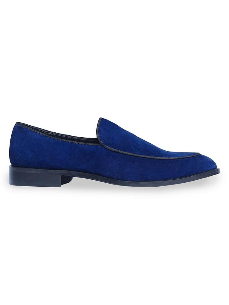 Anthony Veer Men's Craig Suede Loafers - Navy Cover