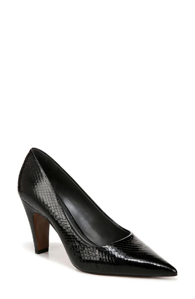 SARTO by Franco Sarto Sage Pointed Toe Pump in Black Snake Print Cover