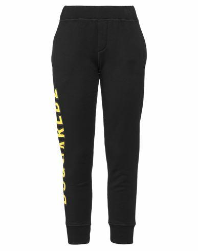 Dsquared2 Woman Pants Black Cotton, Elastane Cover