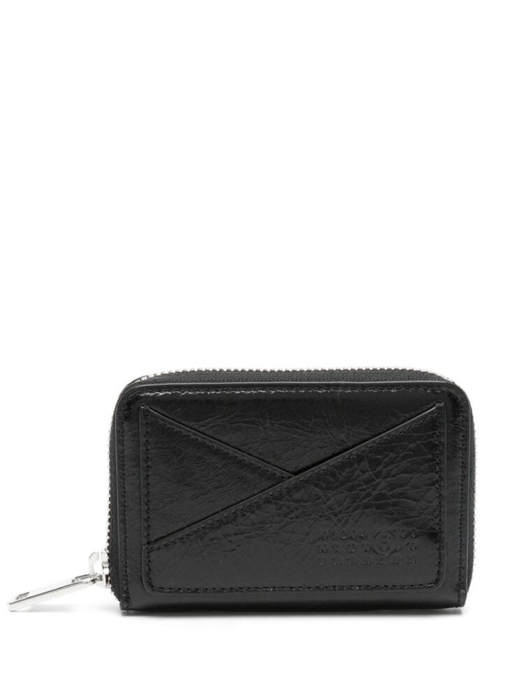 MM6 Maison Margiela Japanese 6 leather wallet - Black Cover