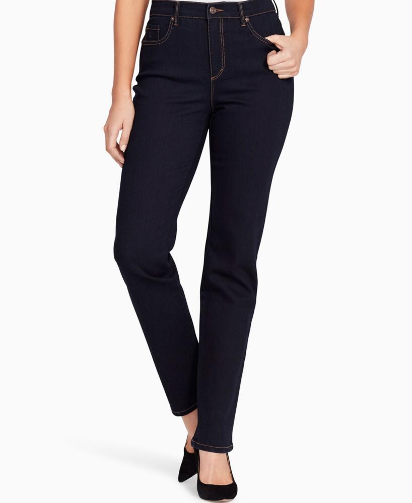 Gloria Vanderbilt Women's Amanda Classic Straight Jeans, in Regular, Short & Long - Rinse Noir Cover