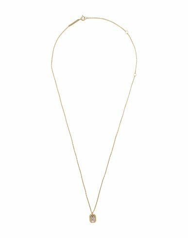 P D Paola Mini Letter K Necklace Woman Necklace Gold 925/1000 Silver, Zirconia Cover