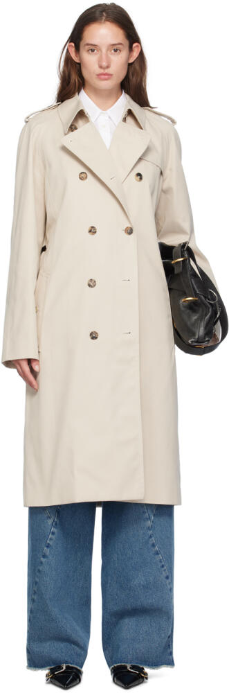 Givenchy Beige Voyou Trench Coat Cover