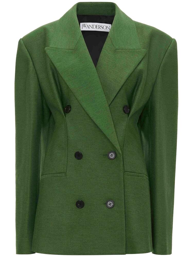 JW ANDERSON Tailored Viscose Double Breast Blazer Cover