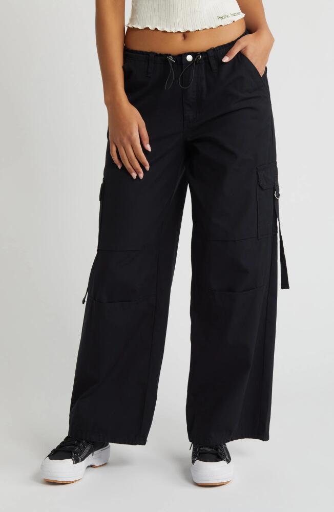 PacSun Wide Leg Cotton Cargo Pants in Anthracite Cover