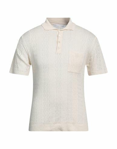 Daniele Fiesoli Man Sweater Ivory Linen, Organic cotton Cover