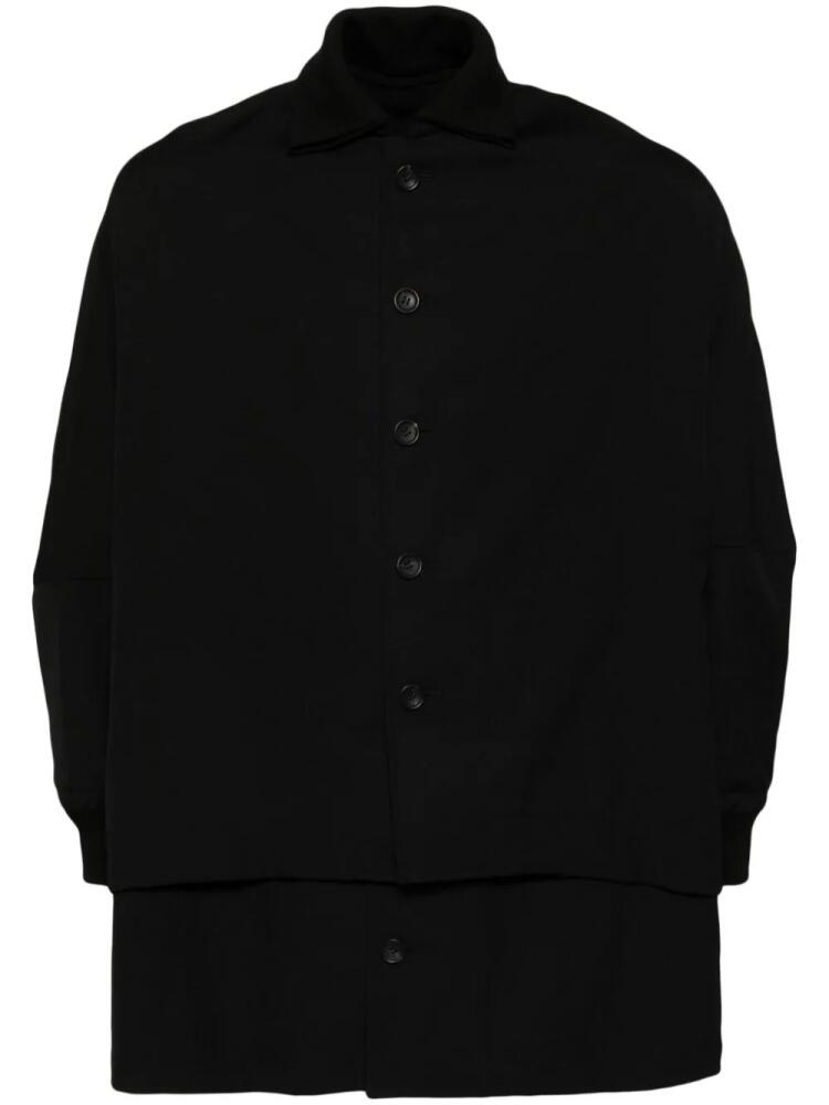 Yohji Yamamoto single-breasted coat - Black Cover