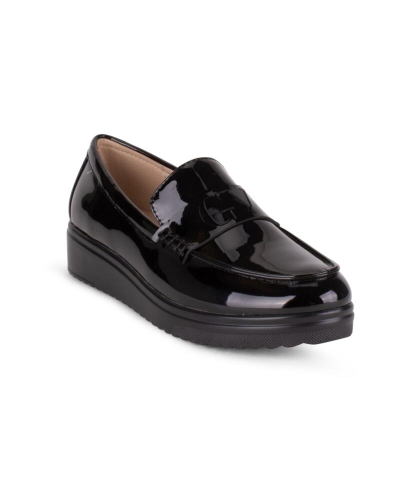 Gloria Vanderbilt Women's Maureen Slip On Loafer - Black Patent Cover