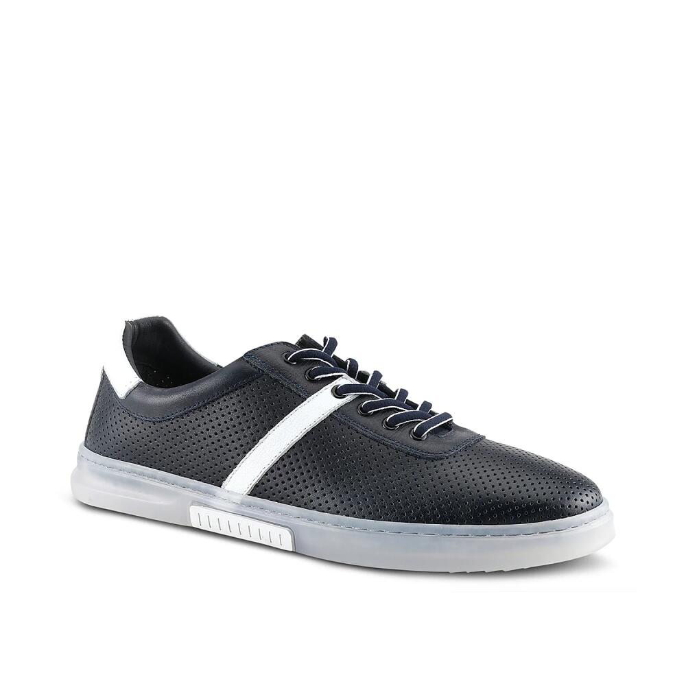 Spring Step Chazz Sneaker | Men's | Navy Cover